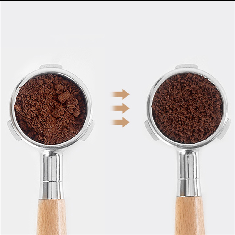 Mieszadło do kawy Espresso Narzędzie do dystrybucji espresso Przenośne narzędzia do dystrybucji espresso, 6 igieł w kolorze orzecha włoskiego