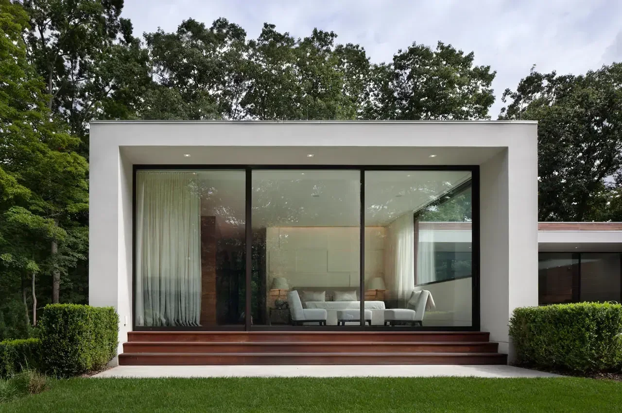 Porte scorrevoli Porta scorrevole con profilo in lega di alluminio all'ingrosso Porte in vetro temperato per sistema di porte scorrevoli in vetro per balcone sun room