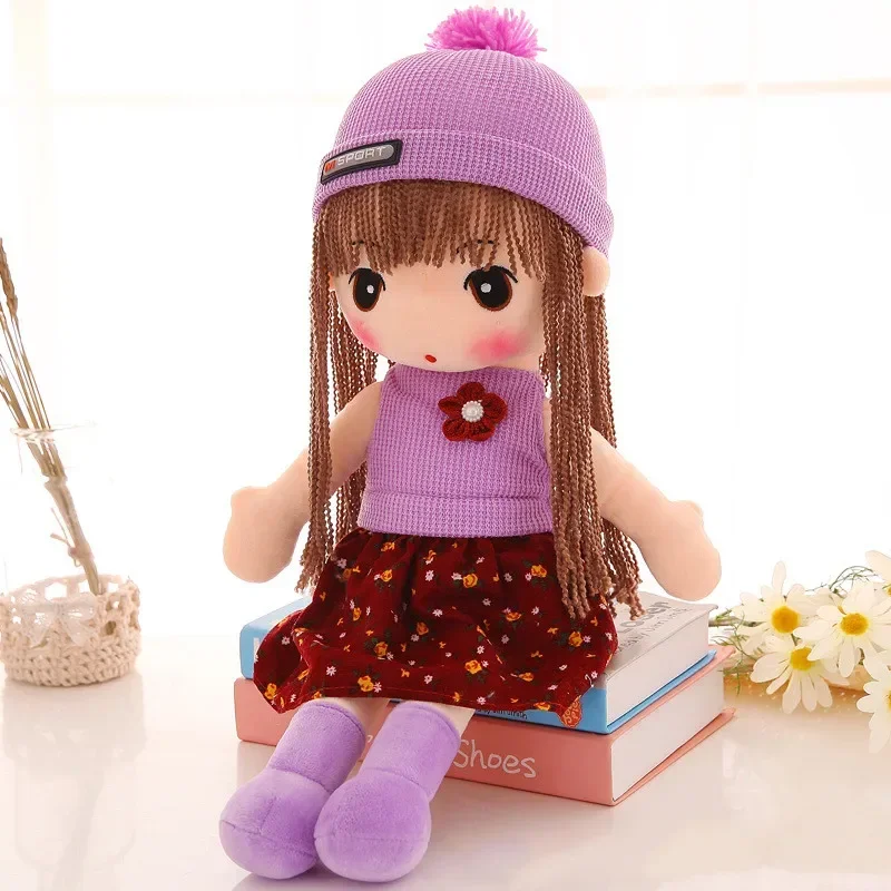 45 ซม.ตุ๊กตาPlushของเล่นเด็กของขวัญวันเกิดตุ๊กตาสาวตุ๊กตาPlushงานแต่งงานRagตุ๊กตาน่ารักRagDollของเล่นสําหรับเด็กผู้หญิงของขวัญ