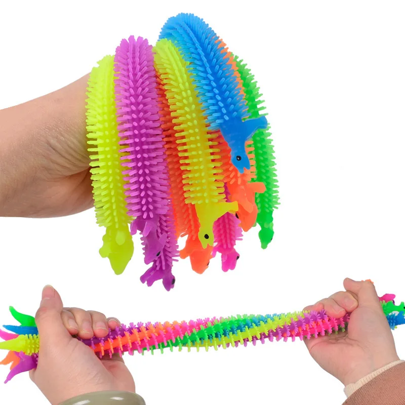 น่ารักCaterpillar Unicornสัตว์Squishyเด็กSensory Fidget Decompressionของเล่นเด็กผู้ใหญ่ออทิสติกความเครียดบรรเทาของขวัญ