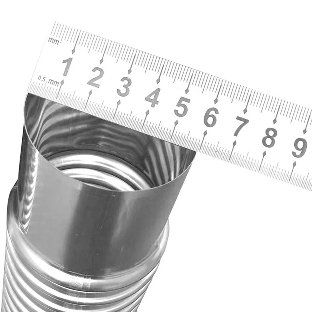 Tubo de estufa de leña de acero inoxidable, codo de 90 grados, revestimiento de chimenea, curva 90 °   Tubo de estufa de combustión múltiple