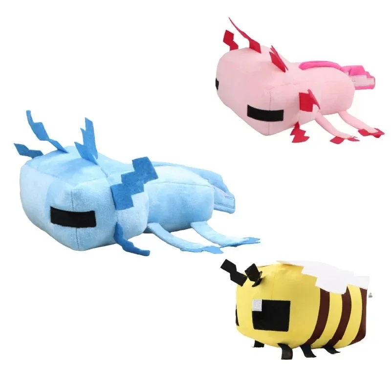 30cm azul axolotl brinquedos de pelúcia kawaii axolotl bonecas animais de pelúcia jogo macio peluche presente de aniversário para crianças presente de natal