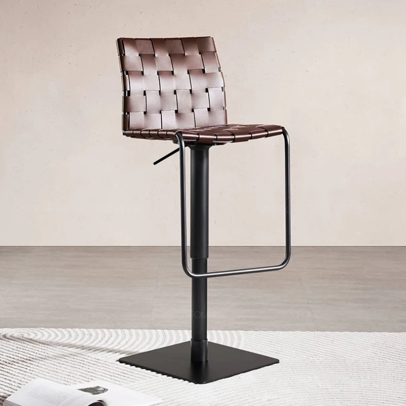 Designer Height Bar Chairs Stools Kitchen Island Modern Luxury Italian High Aesthetic Elegent Sillas Para Barra Home Furniture