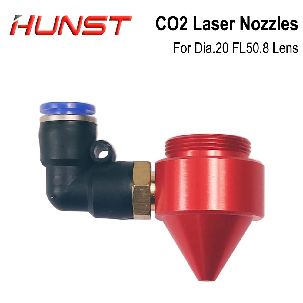 HUNST Laser Air Nozzle for Diameter 20mm FL50.8mm Lens ,for Laser Head at CO2 Cutting and Engraving Machine