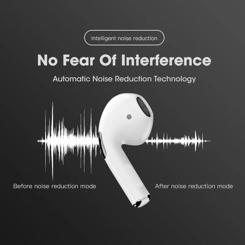 Original Pro 4 TWS Wireless Headphones Earphone Bluetooth-compatible 5.3 Waterproof Headset with Mic for Xiaomi iPhone Earbuds