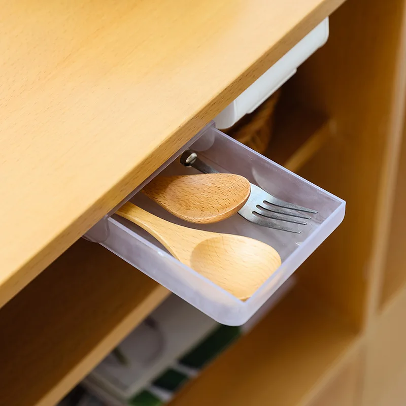 Safe Private Money Hidden Money Artifact Creative Hidden Stickers Table Bottom Box Anti-theft Hidden Storage Box