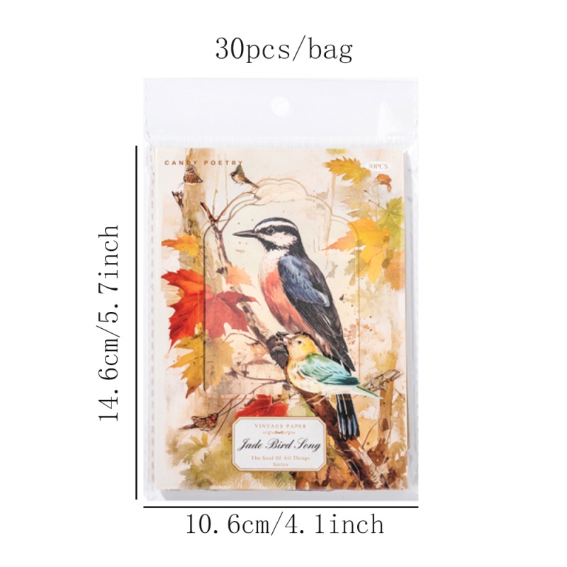 กระดาษ6สไตล์10ชิ้น/แพ็คน้ำหนักเบาย้อนยุคกระดาษสไตล์วรรณกรรม DIY ของตกแต่งภูมิทัศน์