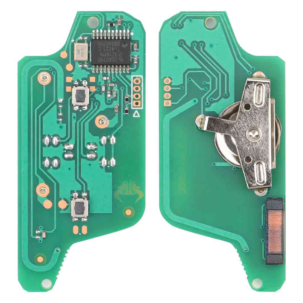 大海-車のキー,車のキー,レスク,fsk,433mhz,id46,プジョー207, 308, 307, 407, 607, 807,シトロエンc2,c3,c4,0523