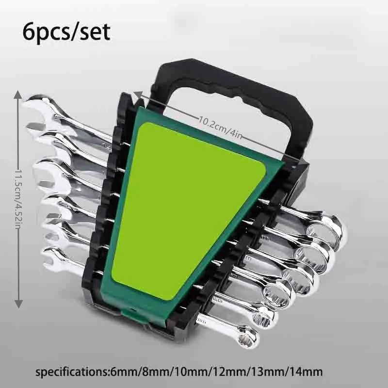 Dual Purpose Wrench Open End Wrench Set Ended Spanner Kits Chrome Vanadium Steel Hand Tools Socket Key Ratchet Mechanical Tools