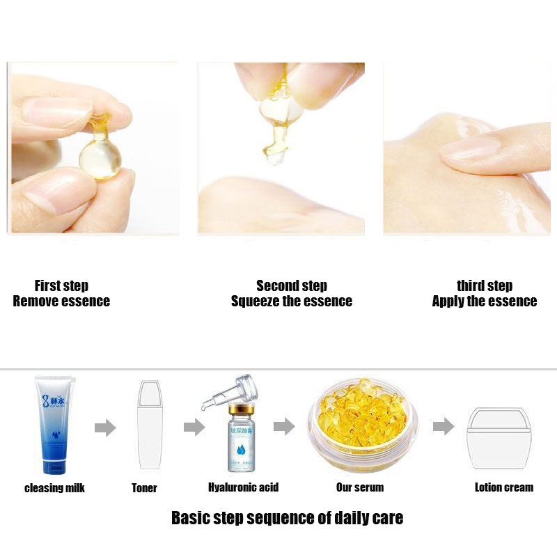 10 шт., капсулы витамина е для отбеливания кожи лица