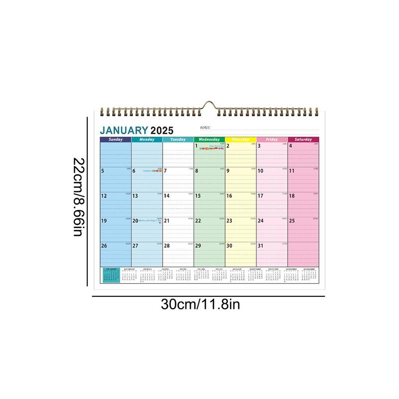 2025 Calendar For Wall January 2025 To December 2025 Calendar Aesthetic Calendar To Track For Appointments Art Home Wall
