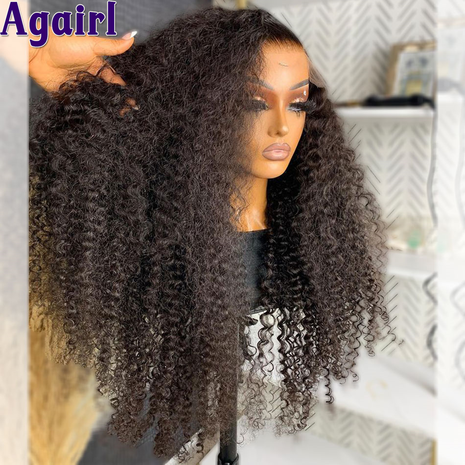 200% Ready Go Curlyวิกผมผมมนุษย์น้ําผึ้งสีบลอนด์สีน้ําตาล 13X6 Water Waveวิกผมลูกไม้ด้านหน้าด้านหน้าOmbreสีบลอนด์สีดํา 6X4 ปิดลูกไม้วิกผม