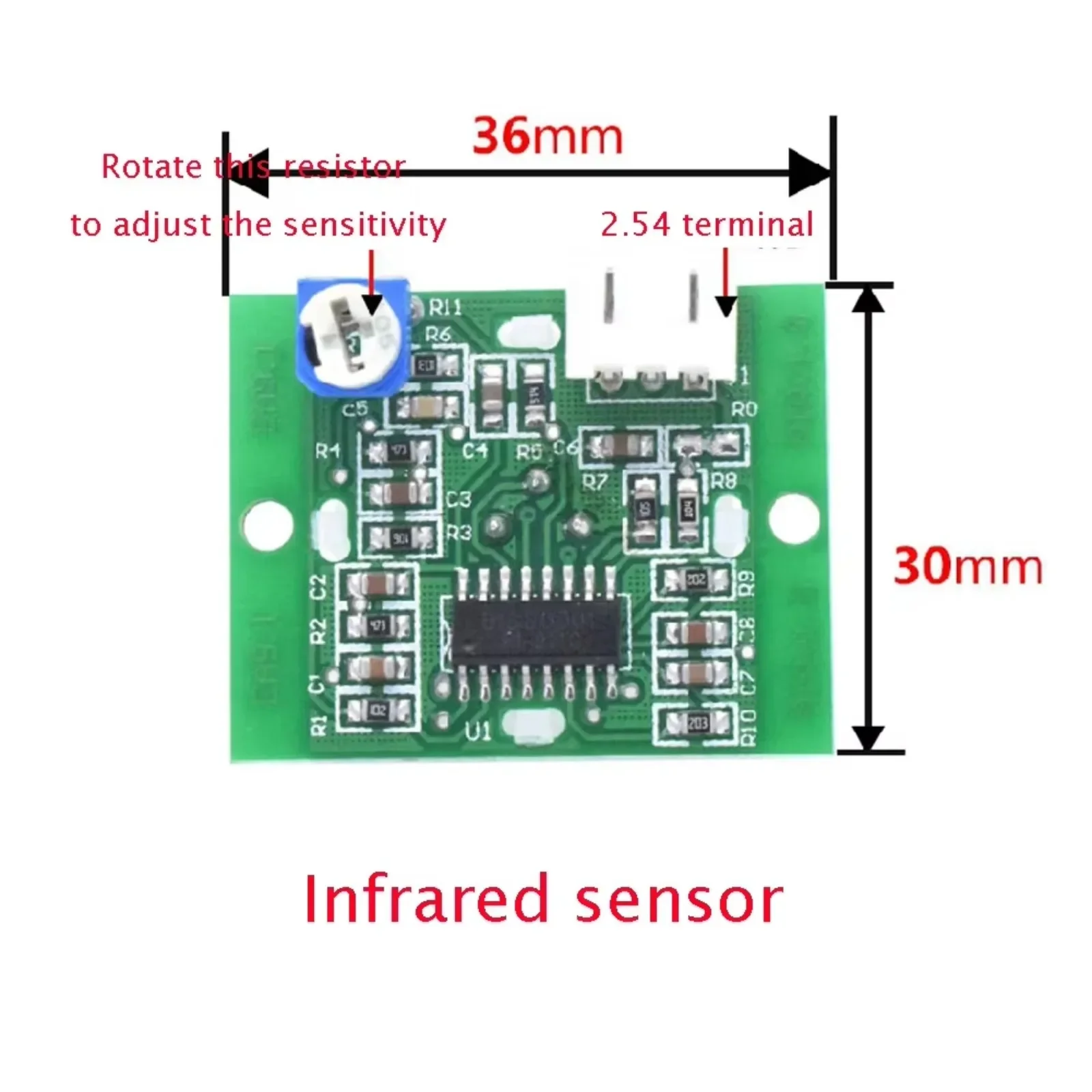 Kit de reprodução de voz de música mp3, módulo de gravação de som com sensor infravermelho pir, suporte para download usb, cartão tf, loja diy, welcomer