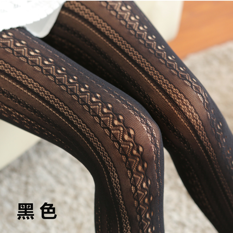 Ren Cotton Dệt Kim Quần Áo Bé Gái Mùa Thu Rỗng Ra Sọc Cổ Bán Chạy Nữ Chắc Chắn Lolita Quần