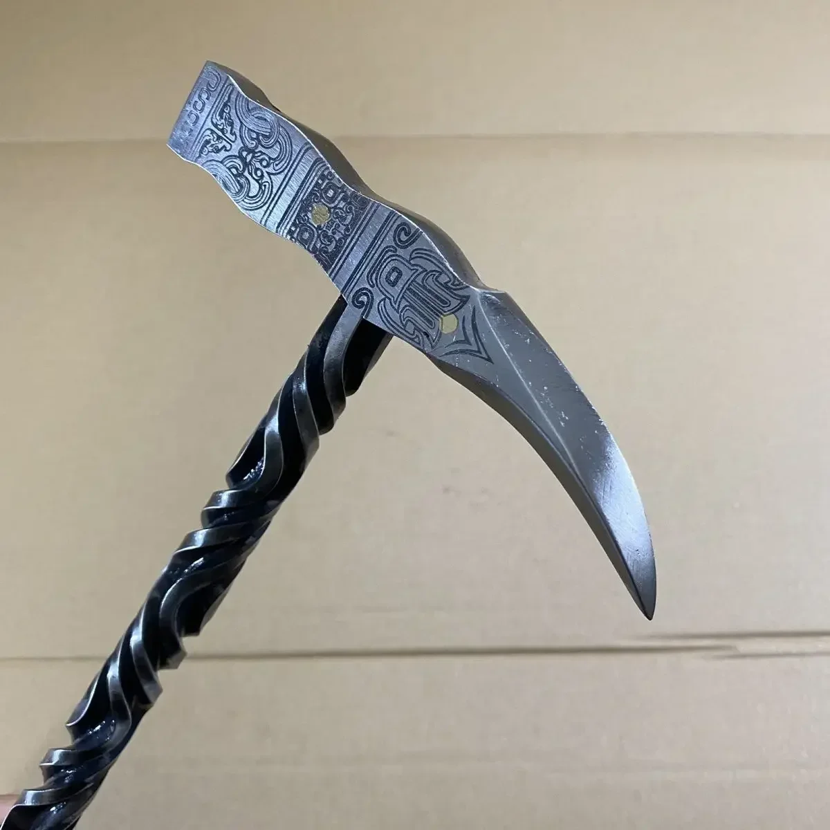 40cm Wild Boar Hammer Hand Forged Integrated Hammer Multifunctional Tool Camping Hand Hammer gardening tools and equipment