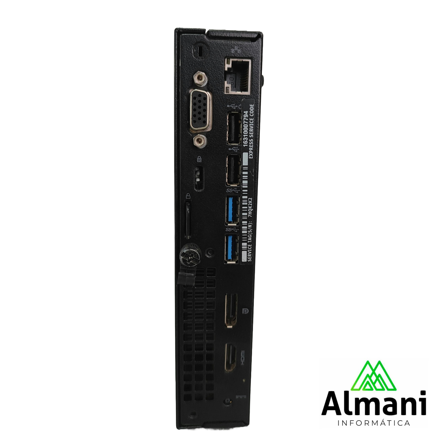 DESKTOP DELL OPTIPLEX 3040 CORE I5 6500T SSD 256 GB 8 GB RAM - WIN10 PRO - MICRO