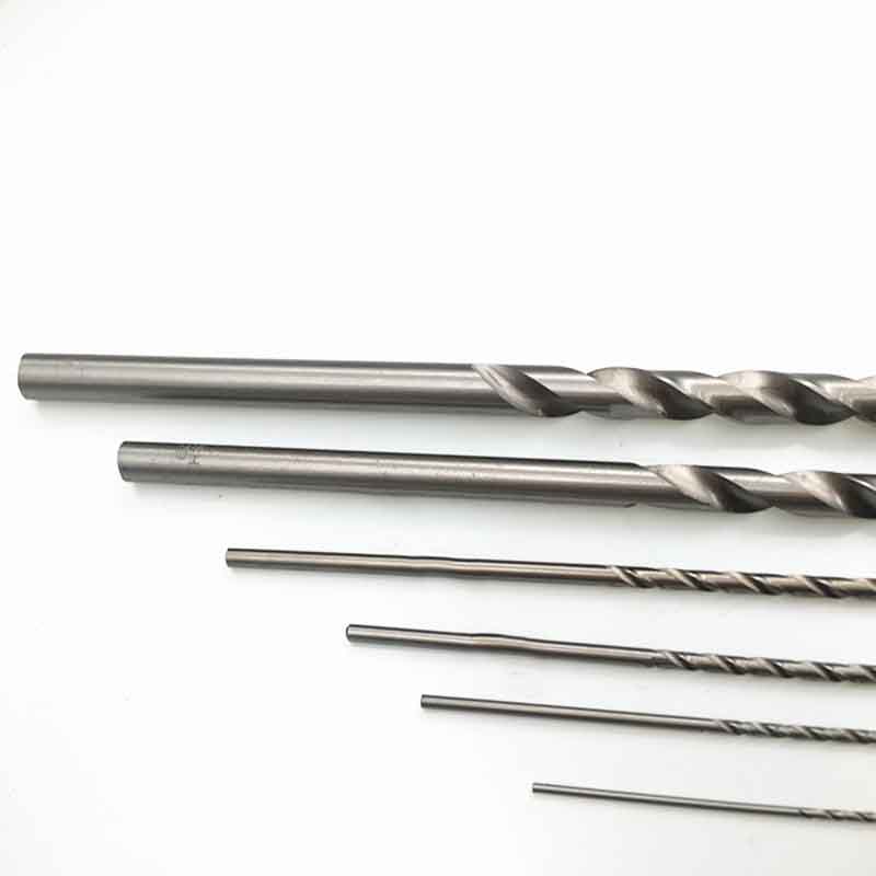2mm/3mm/4mm/5mm/6mm Diameter Drill Bit Extra Long HSS Straight Shank Auger-Twist Drill Bit Set Power Tool 160-300mm