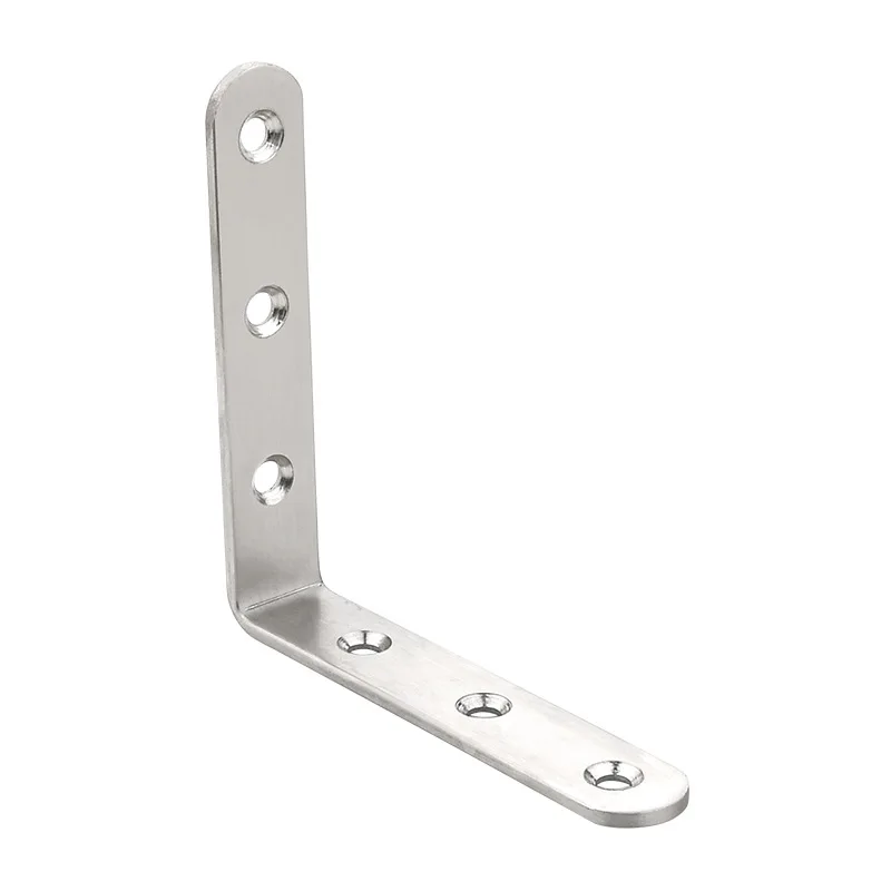 Thickened stainless steel corner brace,layer plate bracket,layer plate connector,L-shaped right-angle bracket90degrees wholesale
