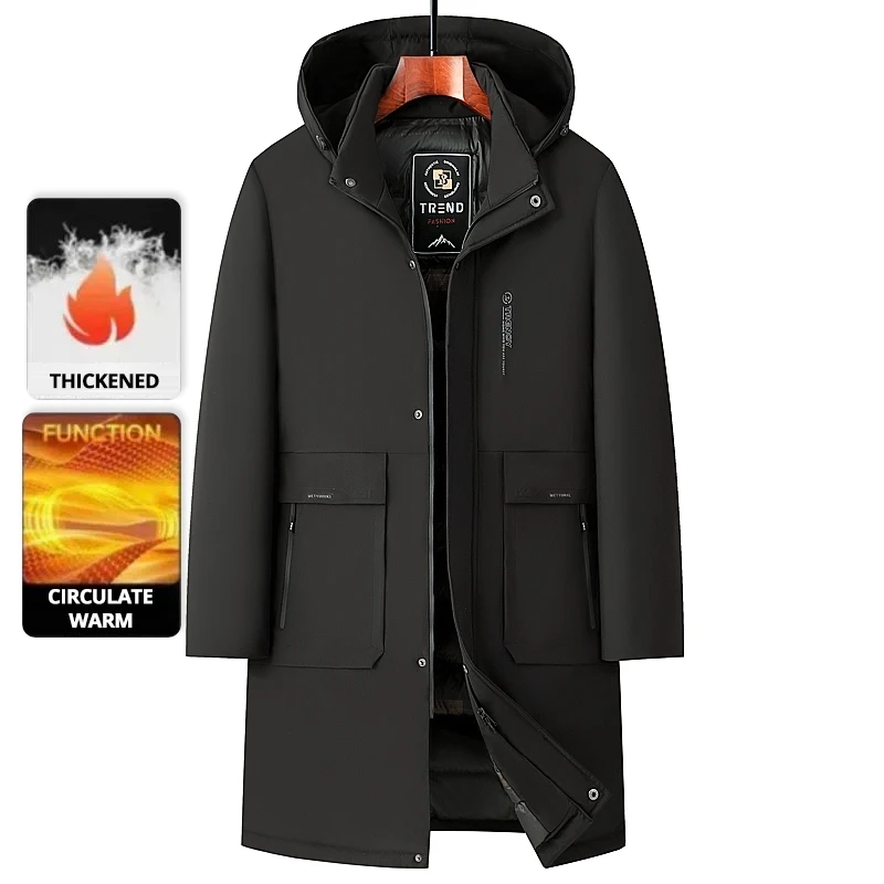 High-End-Traceless Neue Marke Business Casual Mode Männer Leder Jacke Faux PU Mäntel Herbst Winter Männer Kleidung 2025