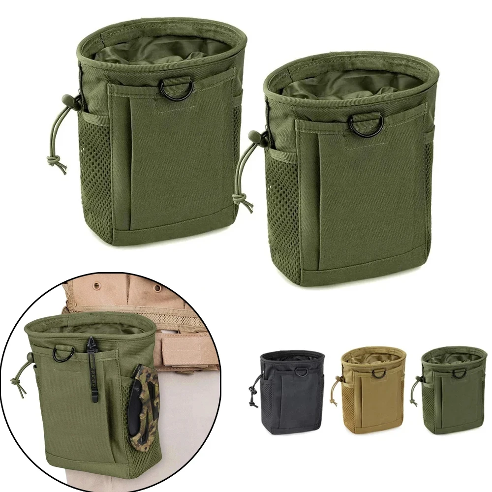 Taktische Molle Kordelzug Magazin Dump Pouch Einstellbare Militär Utility Gürtel Taille Pack Hüfte Holster Tasche Outdoor Lagerung Tasche