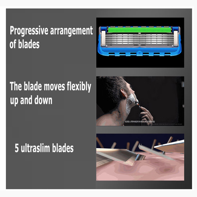 Gillette Fusion 5 Proglide Power Razor for Man Manual Shaver Flexball Beard Precision Clean Safety Straight Shaving Machine