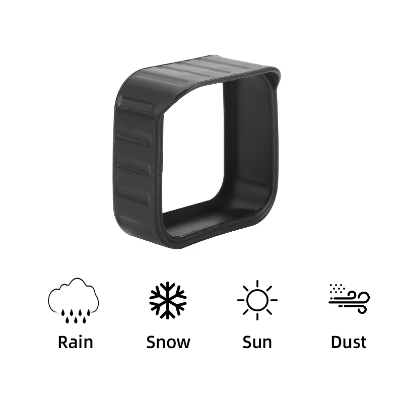 Funda protectora de silicona resistente a la intemperie, suave para la nueva cámara Blink Outdoor/Indoor/Blink XT/XT2 (negro)