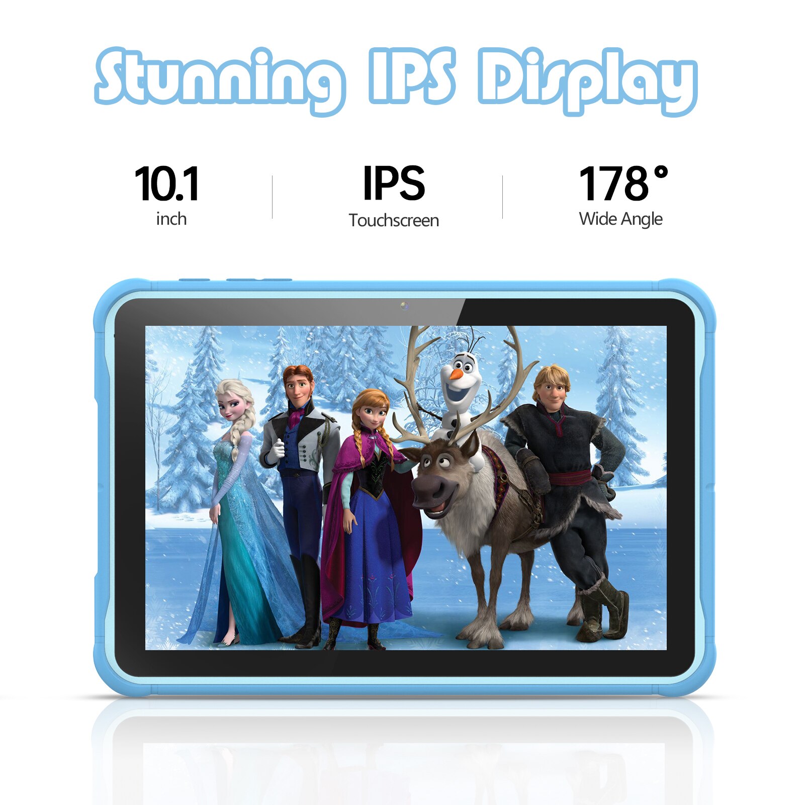 Pritom-Tablette Android 13 Go pour Enfants, Wi-Fi, Façades, Processeur Core, 2 Go de RAM, 64 Go, Dean prometteur avec Étui, 10"