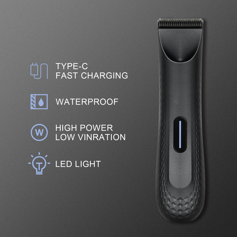 Portable Electric Groin Hair Trimmer for Men,Body Groomer & Pubic Waterproof Hair Trimmer,Replaceable Ceramic Blade 2026 hot