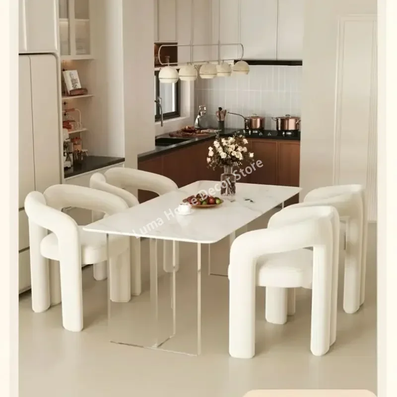 Richome Dressing เก้าอี้แต่งหน้า Flannel สตูลหรูหราสบายเก้าอี้สําหรับโต๊ะเครื่องแป้งห้องรับแขกร้านเสื้อผ้า Modern Design