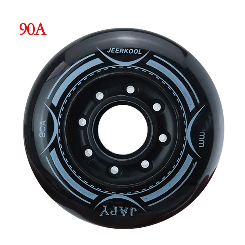 8 Stuks Japy Inline Skate Wielen 85a 88a 90a Hardheid 72 76 80Mm Slalom Glijdende Rolschaatsen Banden Voor Seba Powerslide Patines