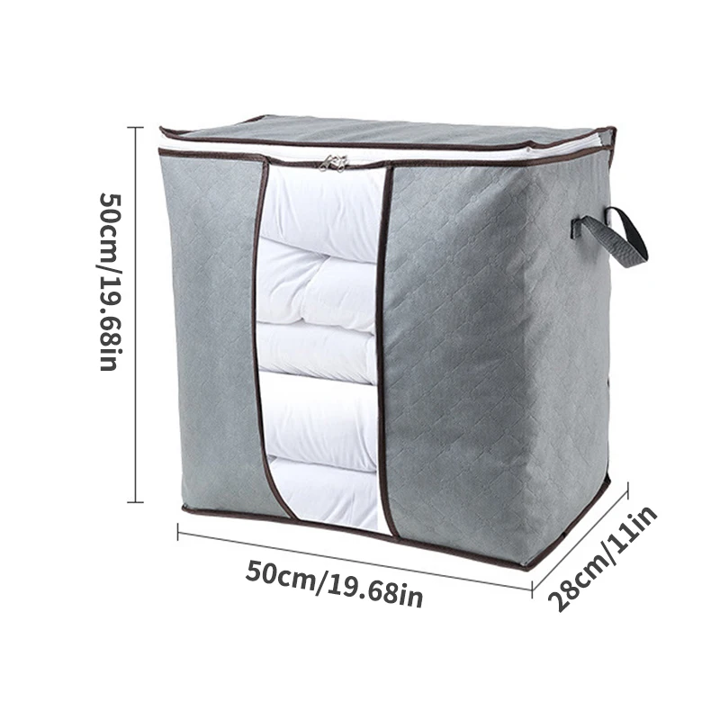 Borsa portaoggetti extra large per indumenti, biancheria da letto, tessuto non tessuto spesso, bagagli e borse per lo spostamento a prova di umidità