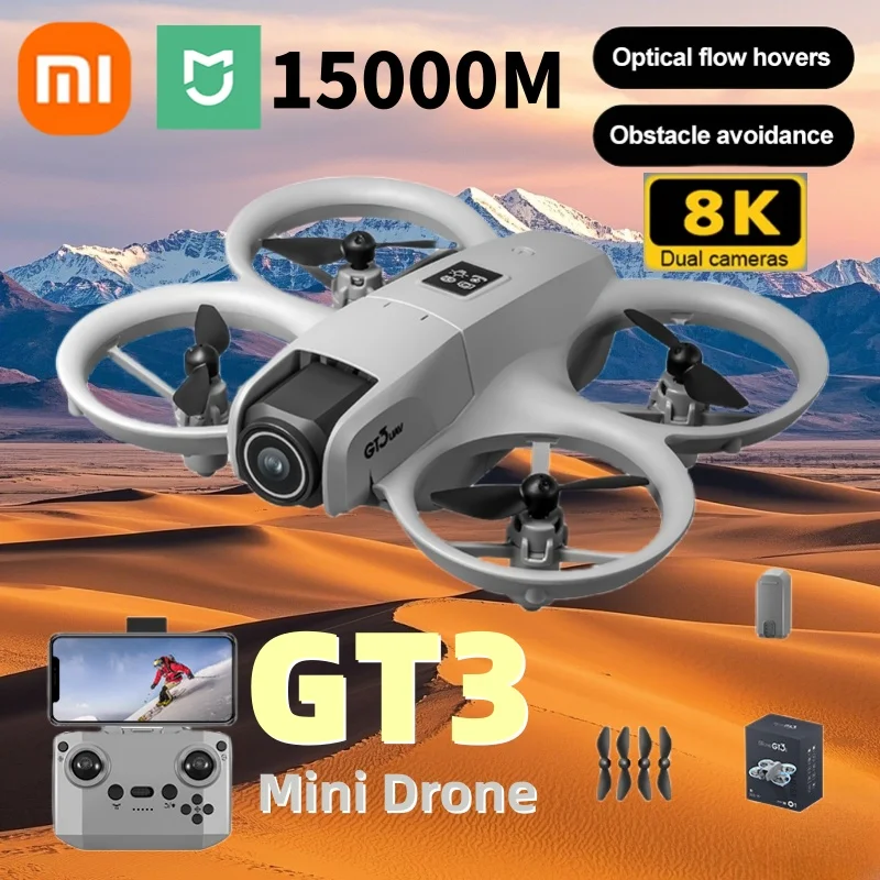 Xiaomi Original GT3 Drone 8K GPS profesional HD fotografía aérea Control remoto avión 5G HD cámara Dual Quadcopter juguete UAV
