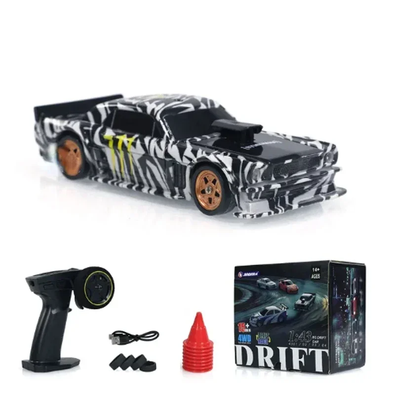 JIABAILE 4301/02/03/04 RTR 1/43 2.4G 4WD Drift RC Auto Mini Race Radio controle Hoge Snelheid Motor on-Road Racing Voertuig Model Speelgoed
