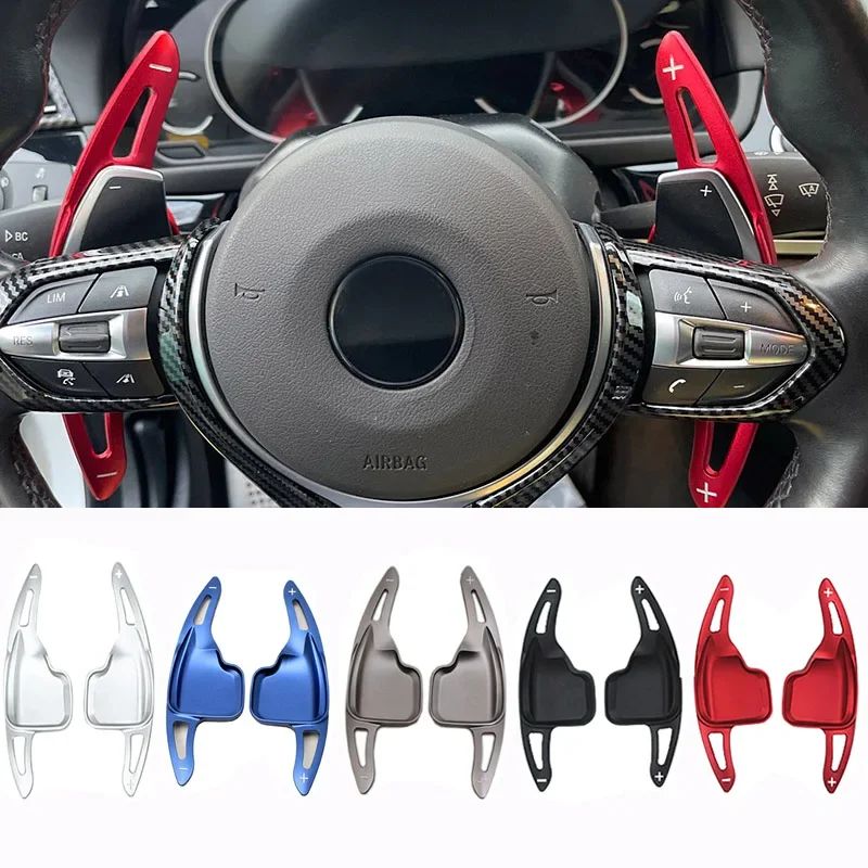 Paar Auto Stuurwiel Shift Paddle Shifter Verlengstuk Aluminium Voor Bmw F30 F31 F32 F10 F20 F22 F15 F16 Gt Z 4X1X3X4X5X6