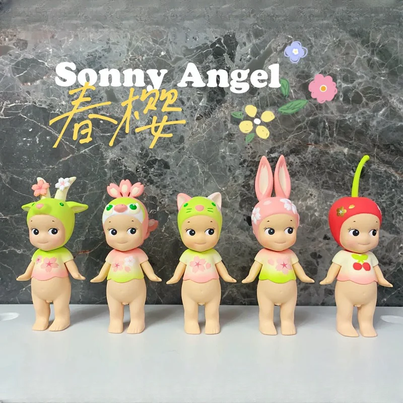 Sonny Angle Cherry Blossom Series Mini Figure Limited Edition Blind Box Schattige popcollectiemodel Kinderen Speelgoed Festival Cadeau