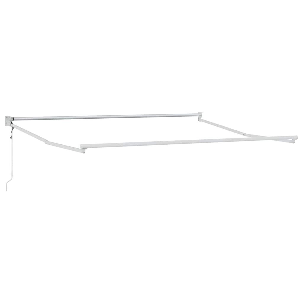 Toldo retráctil Naranja Gris Azul Blanco 350x250cm Tela Toldo de sombra para exteriores