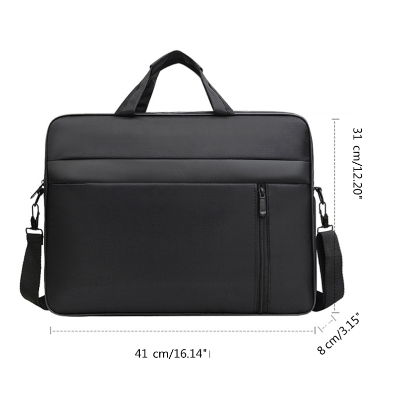 Elegante bolso para ordenador portátil 15,6 pulgadas, funda para cuadernos, cómodo bolso hombro para profesionales y