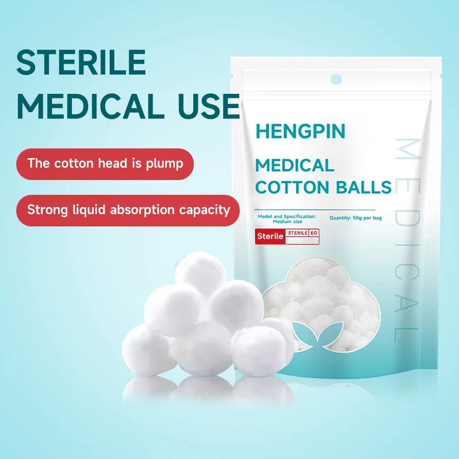50-500G Cosmetic Cotton Balls Large Cotton Balls Makeup Removal Nail Polish Removal Pet Care Applying Oil Lotion or Powderremova
