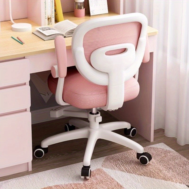 Silla giratoria cómoda y ergonómica, silla de oficina, respaldo para estudiantes en casa, silla elevable, reposabrazos ajustables para el hogar