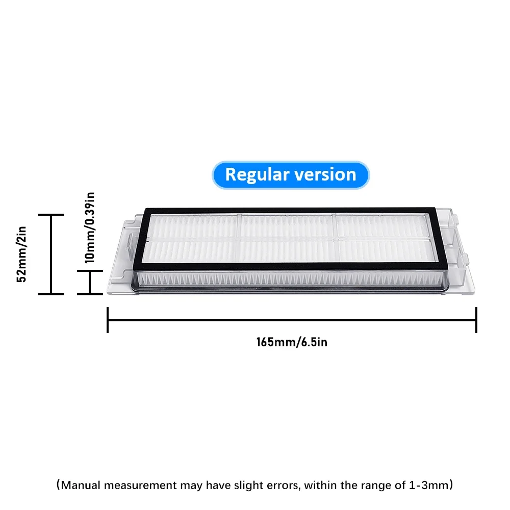 Filtro HEPA de 10 piezas con cepillo para Xiaomi Roborock S5 S6 S5 MAX S50 S55 S60 S65 E25 E35 piezas de aspiradora para limpieza del hogar