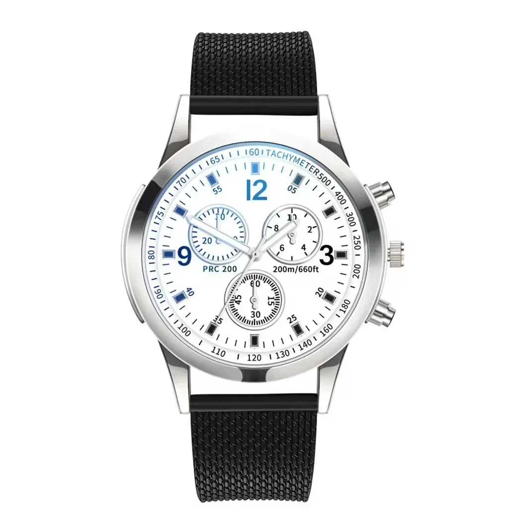 Reloj de cuarzo de lujo 2024 para hombre, esfera de acero inoxidable, relojes de pulsera de cuarzo informales, reloj de pulsera para hombre, reloj Masculino, reloj masculino