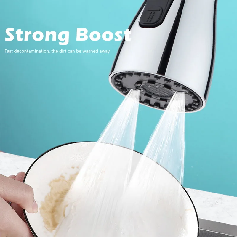สากล 360 °   หมุนก๊อกน้ําห้องครัว Extender Aerator พลาสติก Splash FILTER อ่างล้างหน้าก๊อกน้ํา Bubbler หัวฉีด Aerator