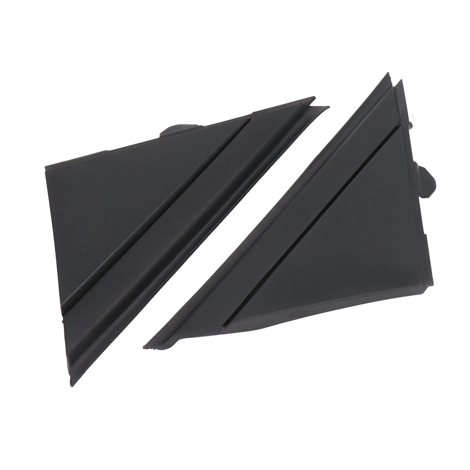 1 par de moldagem de carro espelho de porta placa triangular capa de substituição 1sh17kx7aa, 1sh16kx7aa acessórios automotivos para fiat 500 2012-2017