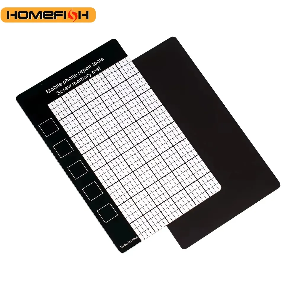 Tapis à vis magnétique tableau de mémoire tapis de travail bloc de mémoire de travail pour petites petites vis tient l'outil de réparation de téléphone portable 145 × 90mm