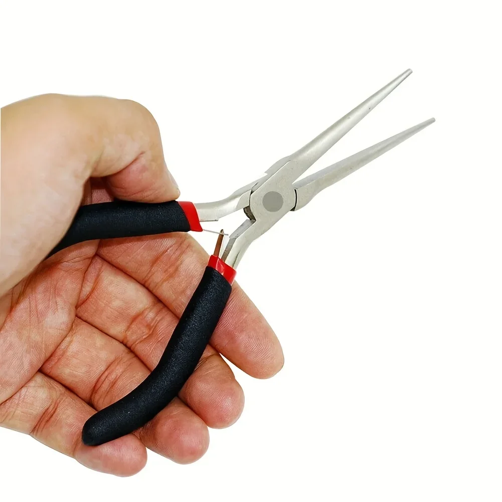 Multi tool 1PC Long Nose Plier Needle Nose Plier Forceps Repair Hand Tool