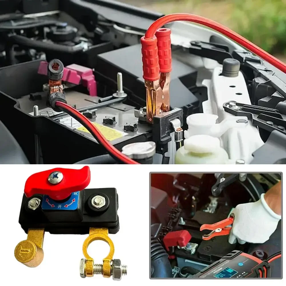 12V 24V Dual Voltage Batterij Master Afgesneden Schakelaar Zinklegering Structuur Negatieve Pole Disconnect Tool Gratis knop PCB Ontwerp