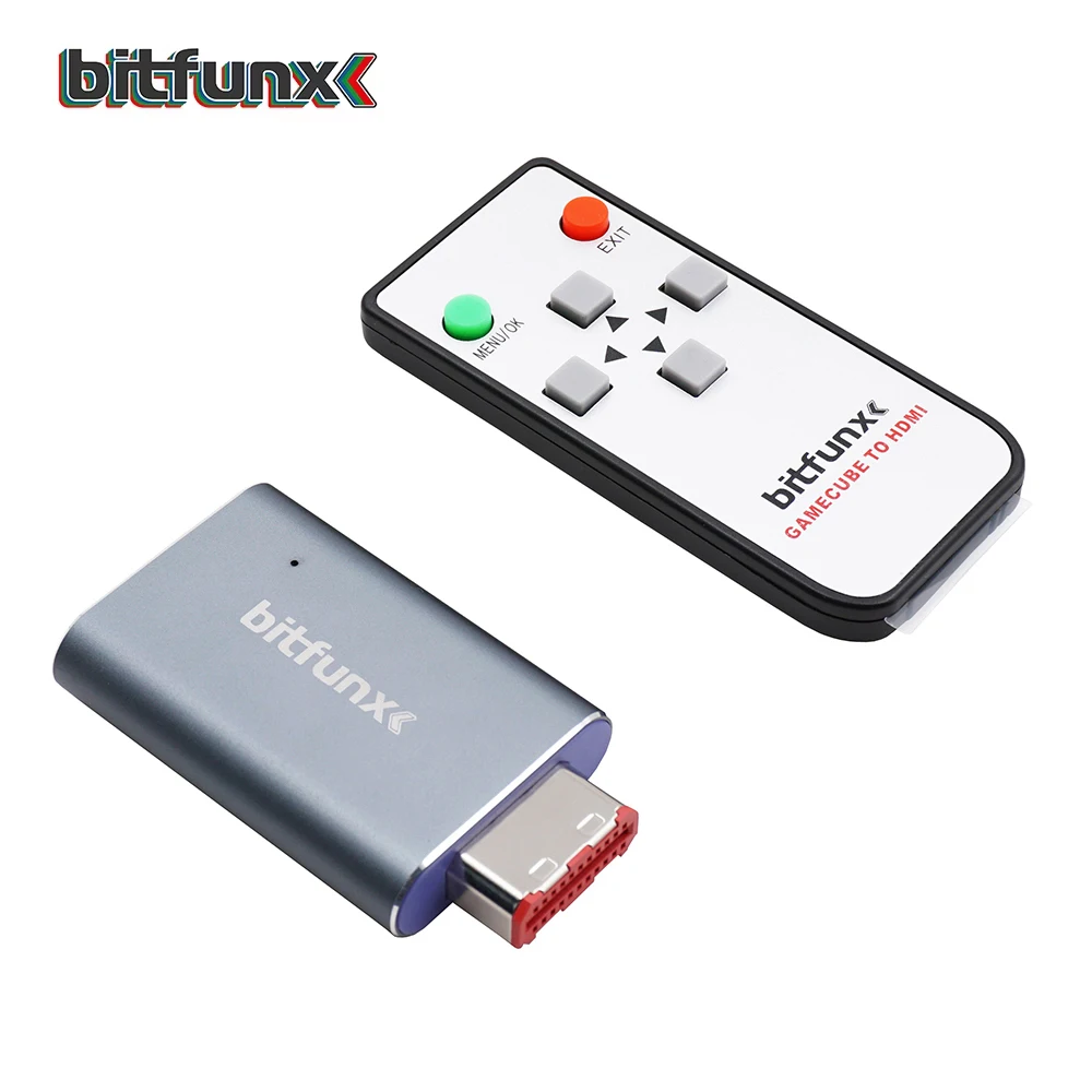 Bitfunx GC Video HDMI Adaptador Digital AV a HDMI GC2HDMI para Nintendo Gamecube NGC DOL-001 Consola de juegos
