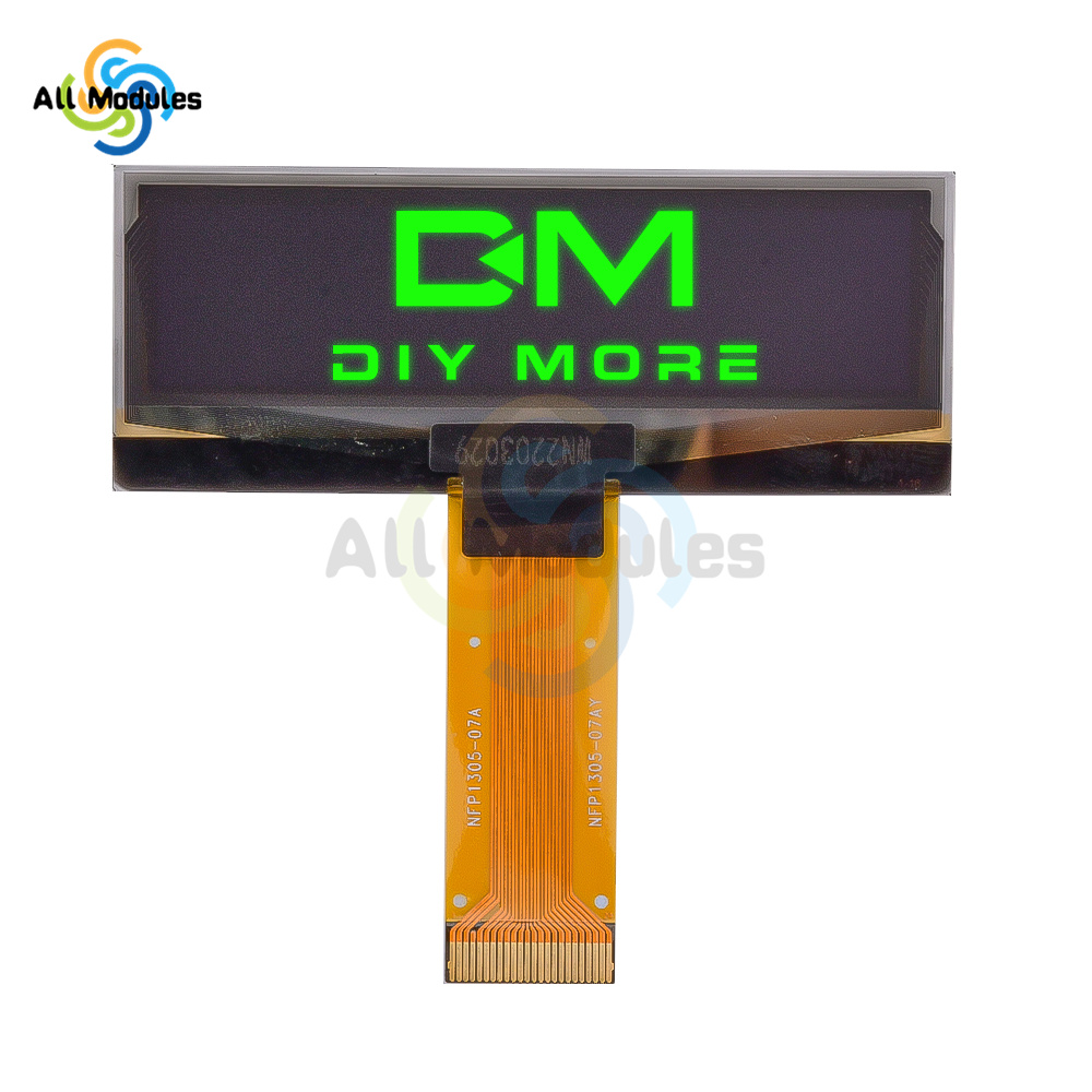 2.23 Inch 24 Pin Màn Hình OLED 12832 Màn Hình LCD SSD1305 Ổ IC 128*32 Giao Diện SPI Trắng Xanh Vàng xanh Dương