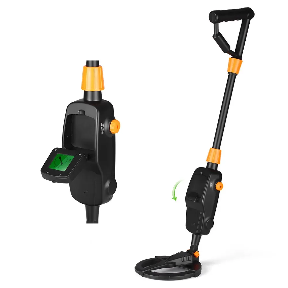 Metaalgouddetector Handheld Pinpointer Treasure Ondergrondse metaaldetector Tracker Seeker Finder met waterdichte zoekspoel