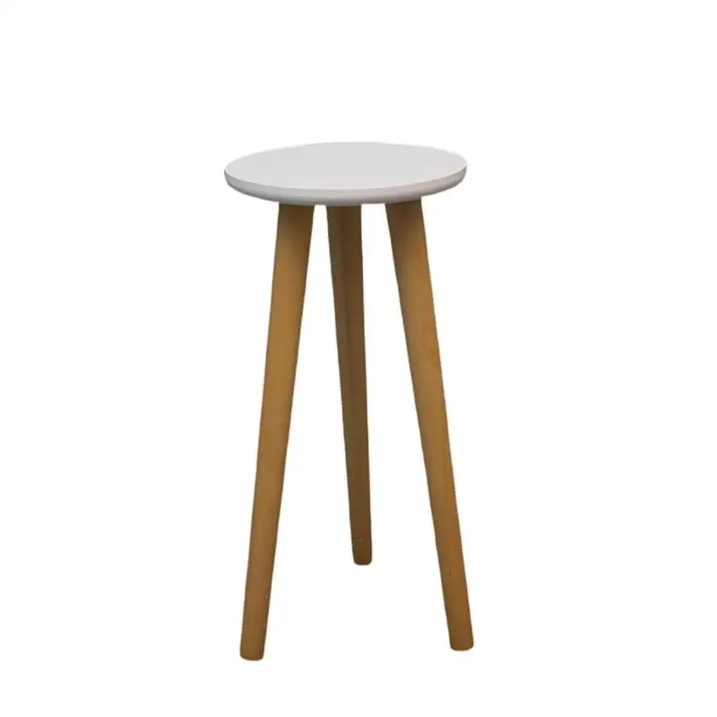 Supporto per piante in legno Supporto per vaso da fiori Sgabello alto Sgabello da balcone Base per vaso da fiori rotondo succulente per interni ed esterni